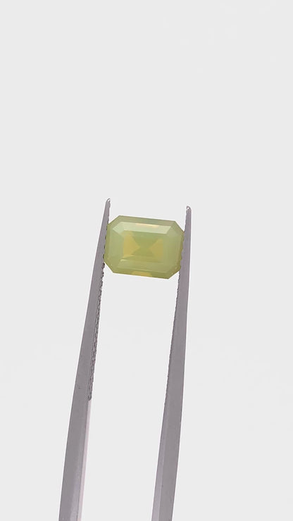 Chrysoberyl — 1.53ct Emerald Cut | 7.30 x 5.40mm | Madagascar | Heated