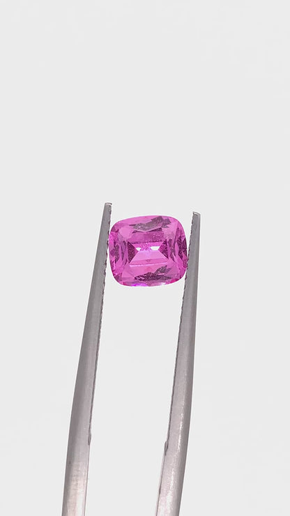 Pink Sapphire — 1.27ct Cushion | 6.65 x 6.00mm | Madagascar | Heated