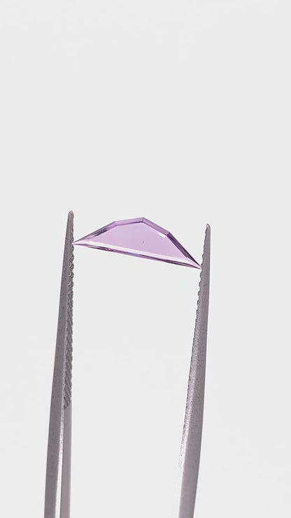 Purple Sapphire — 0.37ct Portrait | 12.20x3.60mm | Madagascar | Heated