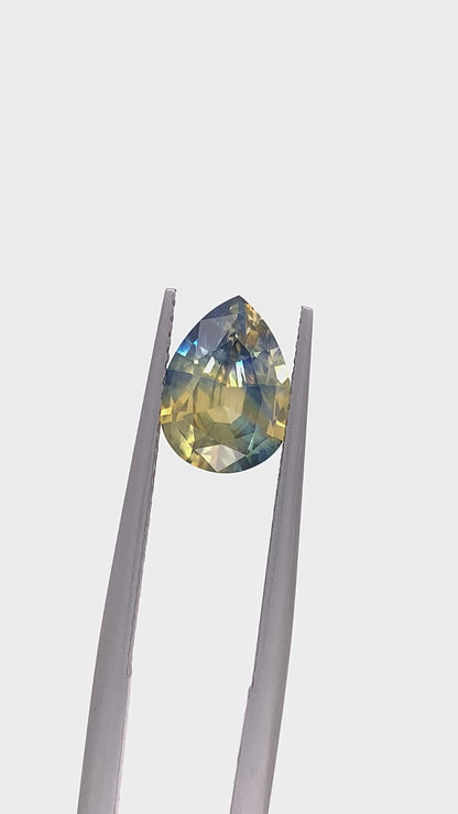Bicolour Sapphire — 2.17ct Pear | 9.70 x 7.20mm | Sri Lanka | Heated