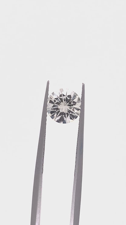White Sapphire — 1.40ct Round Brilliant Cut | 6.9mm | Sri Lanka | Heated