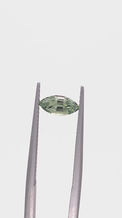 Green Sapphire — 0.69ct Marquise | 8.30 x 4.00mm | Tanzania | Heated