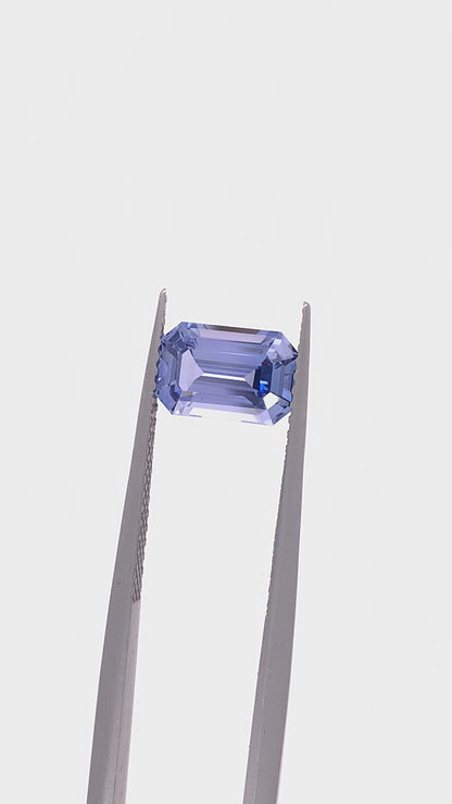 Blue Sapphire — 1.96ct Emerald Cut | 8.40x5.50mm | Sri Lanka | Unheated
