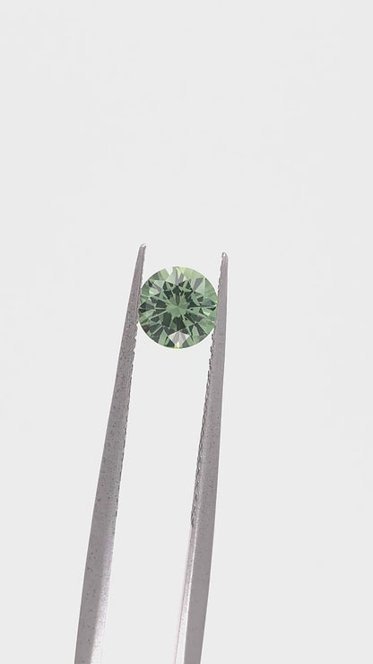 Green Sapphire — 0.73ct RBC | 5.45mm | Tanzania | Heated