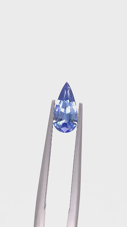 Blue Sapphire — 0.96ct Pear | 9.67 x 4.75mm | Sri Lanka | Heated