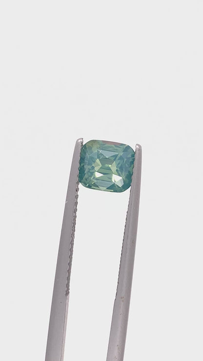 Green Sapphire — 2.05ct Cushion | 6.80 x 6.15mm | Madagascar | Heated
