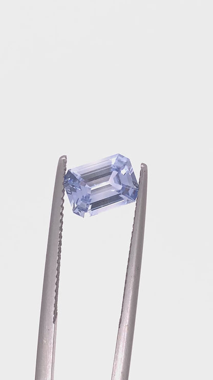 Blue Sapphire — 1.62ct Emerald Cut | 7.90 x 5.80mm | Sri Lanka | Heated