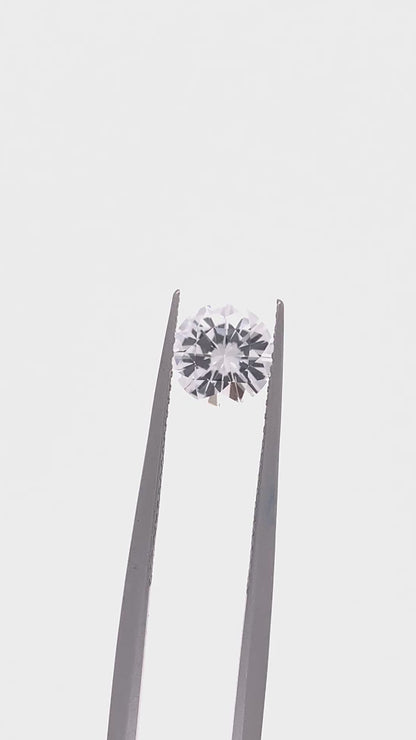 White Sapphire — 1.12ct Round Brilliant Cut | 6.5mm | Sri Lanka | Heated