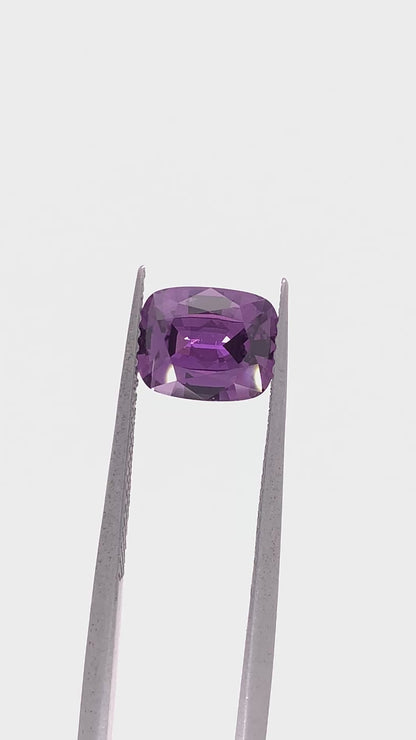Purple Sapphire — 1.80ct Cushion | 8.30x6.05mm | Madagascar | Unheated