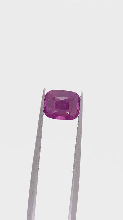 Pink Sapphire — 3.05ct Cushion | 8.50 x 6.70mm | Madagascar | Heated