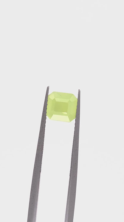 Chrysoberyl — 1.73ct Emerald Cut | 6.50 x 6.25mm | Madagascar | Heated