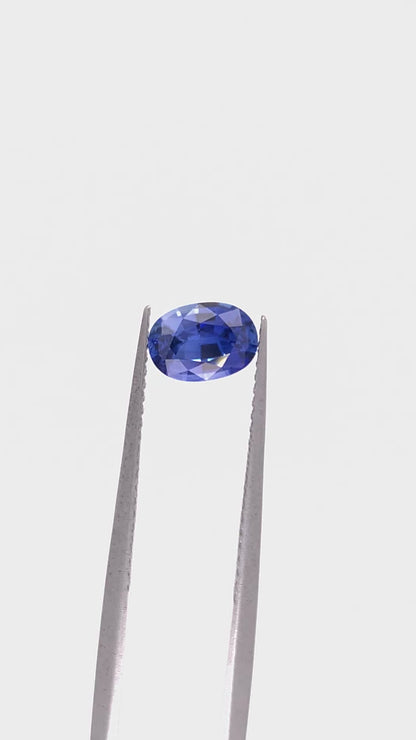 Blue Sapphire — 1.00ct Oval | 7.00x5.00mm | Madagascar | Heated